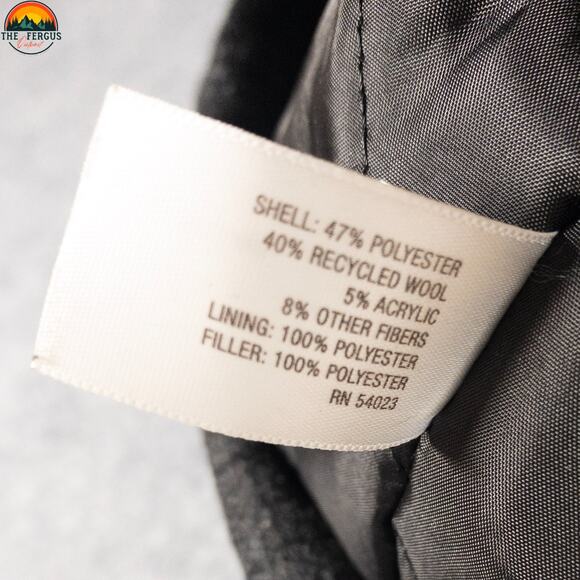 Old Navy Shacket Black Plaid Wool Blend Jacket Button Front Cabin Men's Size XL - Picture 10 of 10